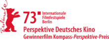 73 Internationale Filmfestspiele Berlin Perspektive Deutsches Kino Gewinnerfilm Kompass-Perspektive-Preis  Logo